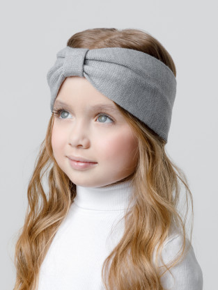 Шапка для девочки, артикул: КВ 20378/25, цвет: серый