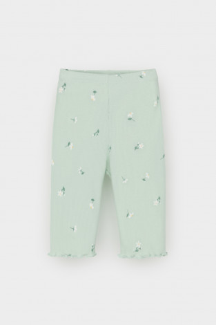 Велосипедки для девочки, артикул: КР 400797-1, цвет: зеленый