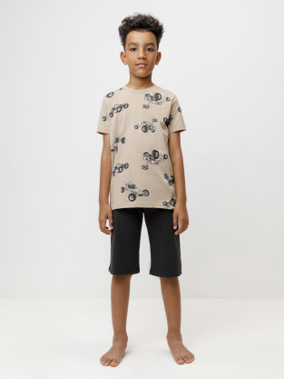 Пижама для мальчика, артикул: К 1614-1, цвет: бежевый
