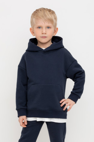 Толстовки для мальчика, артикул: КР 302585, цвет: темно-синий
