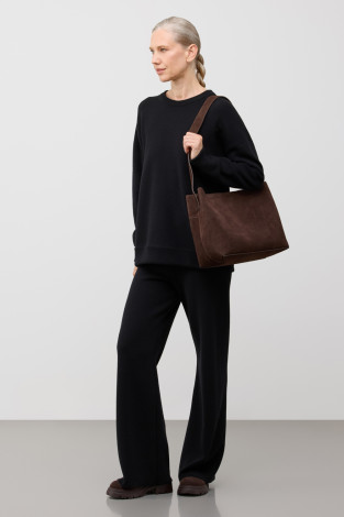 Брюки женские для мам, артикул: ЕВ 440/ш, цвет: черный