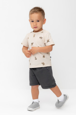 Шорты для мальчика, артикул: КР 400799, цвет: темно-серый