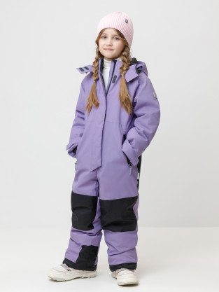 Комбинезоны утепленные для девочки, артикул: ВК 60128/1 УЗГ, цвет: фиолетовый