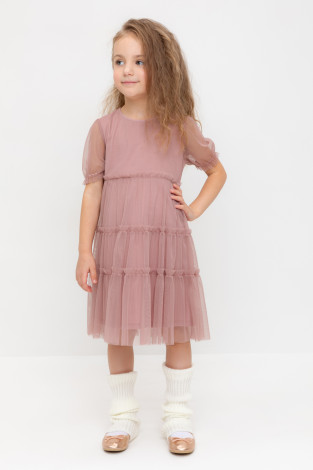 Платье для девочки, артикул: К 5909, цвет: розовый