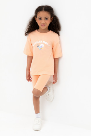 Велосипедки для девочки, артикул: КР 4036, цвет: желтый