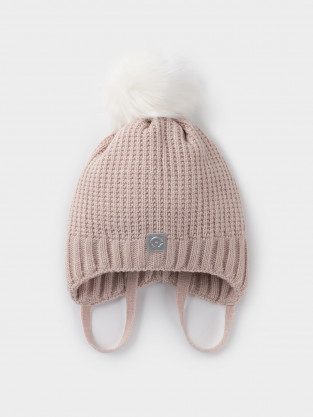 Шапка для девочки, артикул: КВ 20407/ш, цвет: розовый