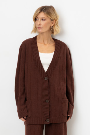 Жакеты, куртки женские для мам, артикул: ЕВ 30166/ш, цвет: коричневый