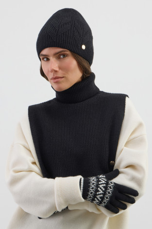 Шапки для мам, артикул: ЕВ 20022/ш, цвет: черный