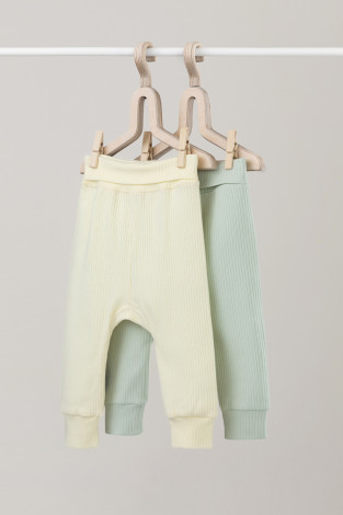 Брюки для новорожденных, артикул: К 400715-2уп, цвет: зеленый