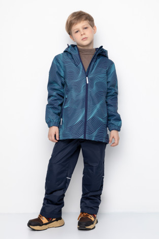 Брюки утепленные для мальчика, артикул: ВК 46018/23/4 УЗГ, цвет: синий