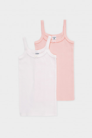Майки для девочки, артикул: К 1191-2уп, цвет: розовый