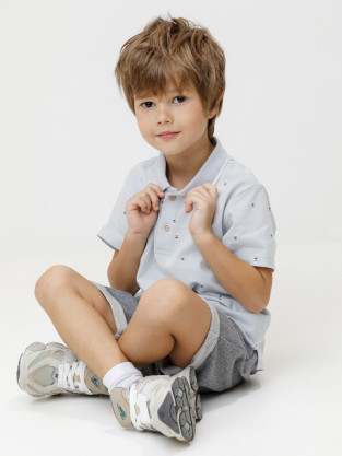 Футболка для мальчика, артикул: КР 302416, цвет: голубой