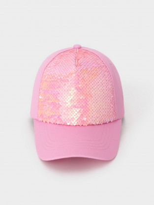 Кепка для девочки, артикул: ТК 80092, цвет: розовый