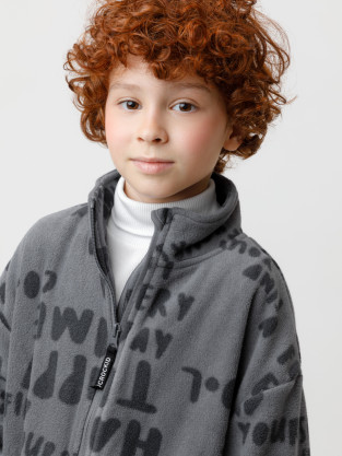 Куртка для мальчика, артикул: ФЛ 34029/н/2 ГР, цвет: серый