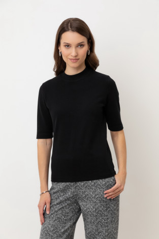 Футболки женские для мам, артикул: ЕВТ 3331, цвет: черный