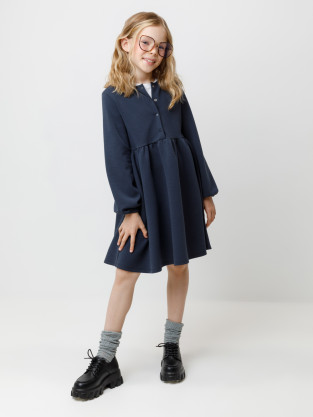 Платье для девочки, артикул: К 5936, цвет: синий