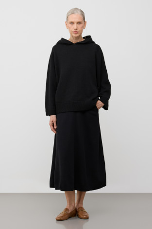 Джемперы женские для мам, артикул: ЕВ 30256/ш, цвет: черный