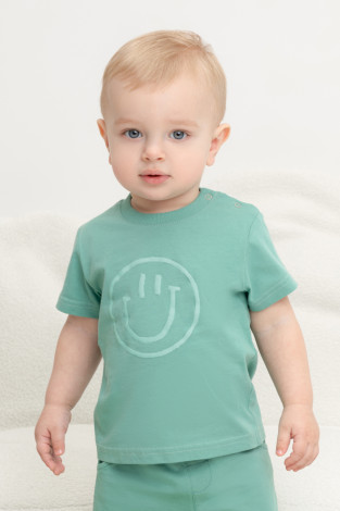 Футболка для мальчика, артикул: КР 302424, цвет: зеленый