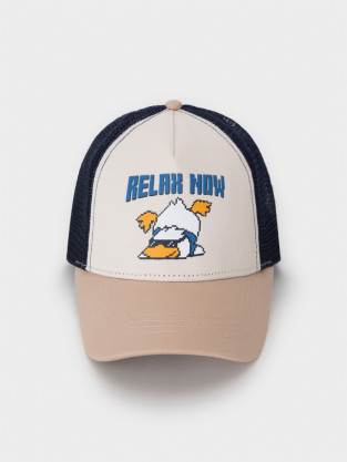 Кепка для мальчика, артикул: ТК 80111, цвет: светло-бежевый