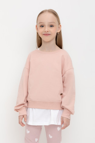 Джемпер для девочки, артикул: К 302119, цвет: розовый