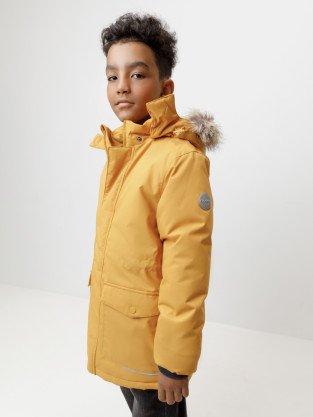 Куртки для мальчика, артикул: ВК 36092/2 ГР, цвет: желтый