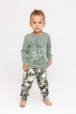 Пижама для мальчика, артикул: К 1541/24, цвет: хаки