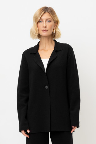 Жакеты, куртки женские для мам, артикул: ЕВ 30201/ш, цвет: черный