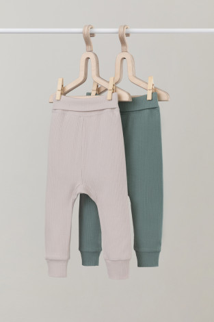 Брюки для новорожденных, артикул: К 400715-2уп, цвет: бежевый
