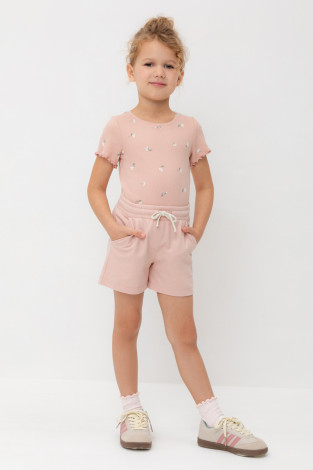 Шорты для девочки, артикул: КР 400417-1, цвет: розовый