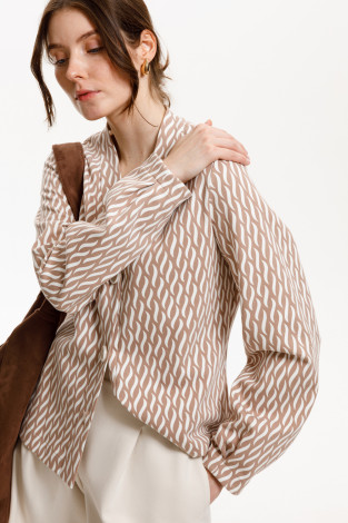 Жакеты, куртки женские для мам, артикул: ЕВТ 3284, цвет: бежевый