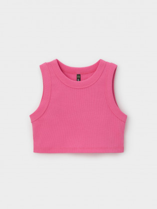 Футболка для девочки, артикул: КР 303013, цвет: ярко-розовый