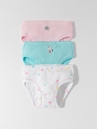 Трусы для девочки, артикул: К 1978-3уп, цвет: минт