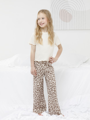 Пижама для девочки, артикул: МП 1669, цвет: светло-розовый