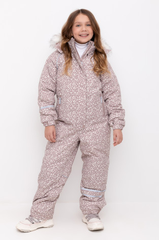 Комбинезоны утепленные для девочки, артикул: ВК 60098/н/5 ГР, цвет: розовый