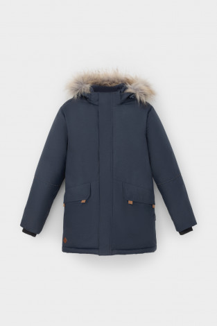 Куртки для мальчика, артикул: ВК 36100/4 ГР, цвет: синий - 2 фото