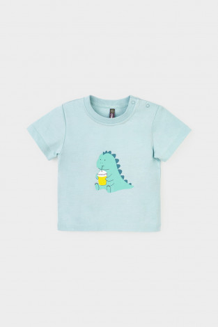 Футболка для мальчика, артикул: КР 302053, цвет: минт - 2 фото