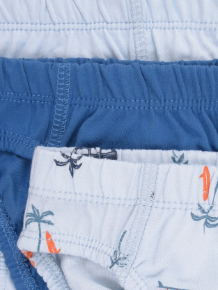 Трусы для мальчика, артикул: К 1966-3уп, цвет: светло-голубой - 2 фото