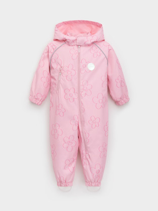 Комбинезоны утепленные для девочки, артикул: ВК 60088/н/21 Ал, цвет: розовый - 2 фото