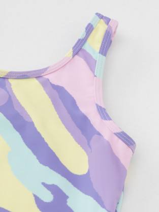 Купальник для девочки, артикул: ТК 16026/1н ФВ, цвет: мульти - 2 фото