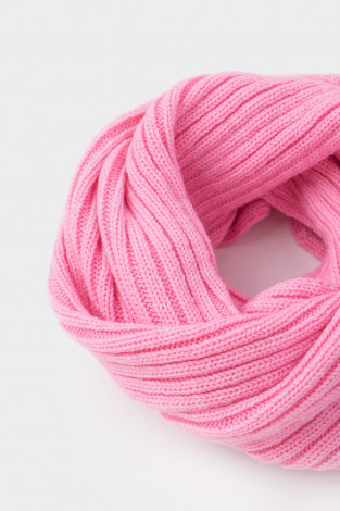 Шарф для девочки, артикул: КВ 15009/ш, цвет: розовый - 2 фото