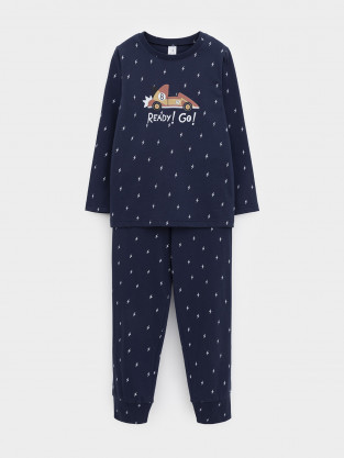 Пижама для мальчика, артикул: К 1637, цвет: синий - 2 фото