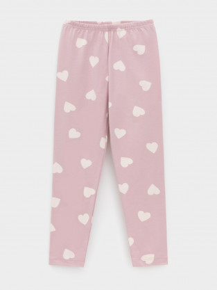 Лосины для девочки, артикул: КР 4074, цвет: розовый - 2 фото