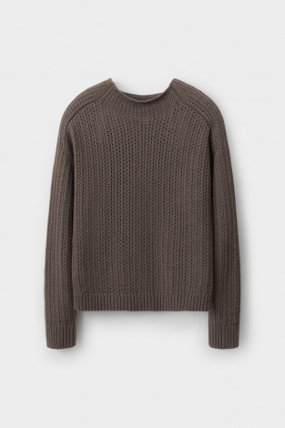 Джемперы женские для мам, артикул: ЕВ 30222/ш, цвет: коричневый - 2 фото