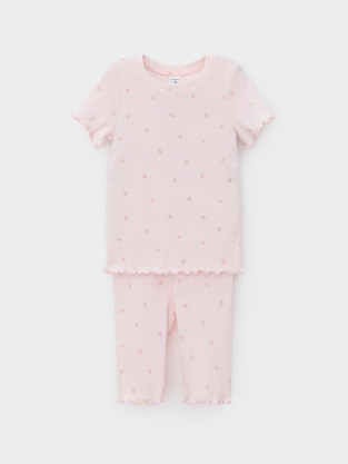 Пижама для девочки, артикул: К 1632, цвет: светло-розовый - 2 фото