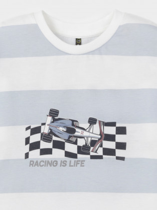 Футболка для мальчика, артикул: КР 302978-1, цвет: голубой - 2 фото