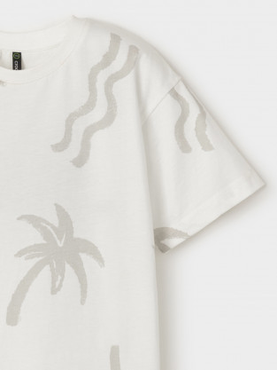 Футболка для мальчика, артикул: КР 303047-1, цвет: сахар - 2 фото