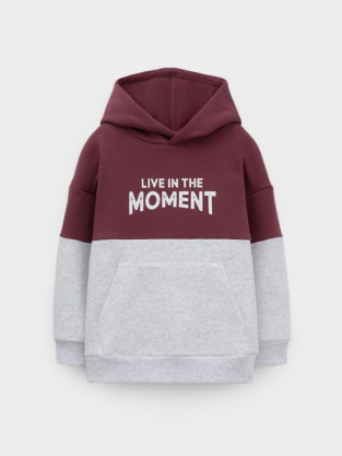 Худи для мальчика, артикул: КР 302214, цвет: коричневый - 2 фото