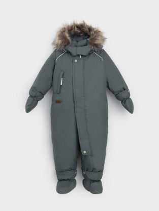 Комбинезоны утепленные для мальчика, артикул: ВК 60106/6 УЗГ, цвет: зеленый - 2 фото