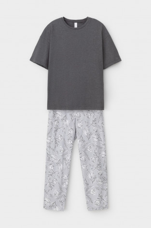 Комплекты для дома для мам, артикул: Е 20053/24, цвет: серый - 2 фото