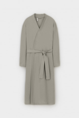 Халаты женские для мам, артикул: Е 50026, цвет: зеленый - 2 фото